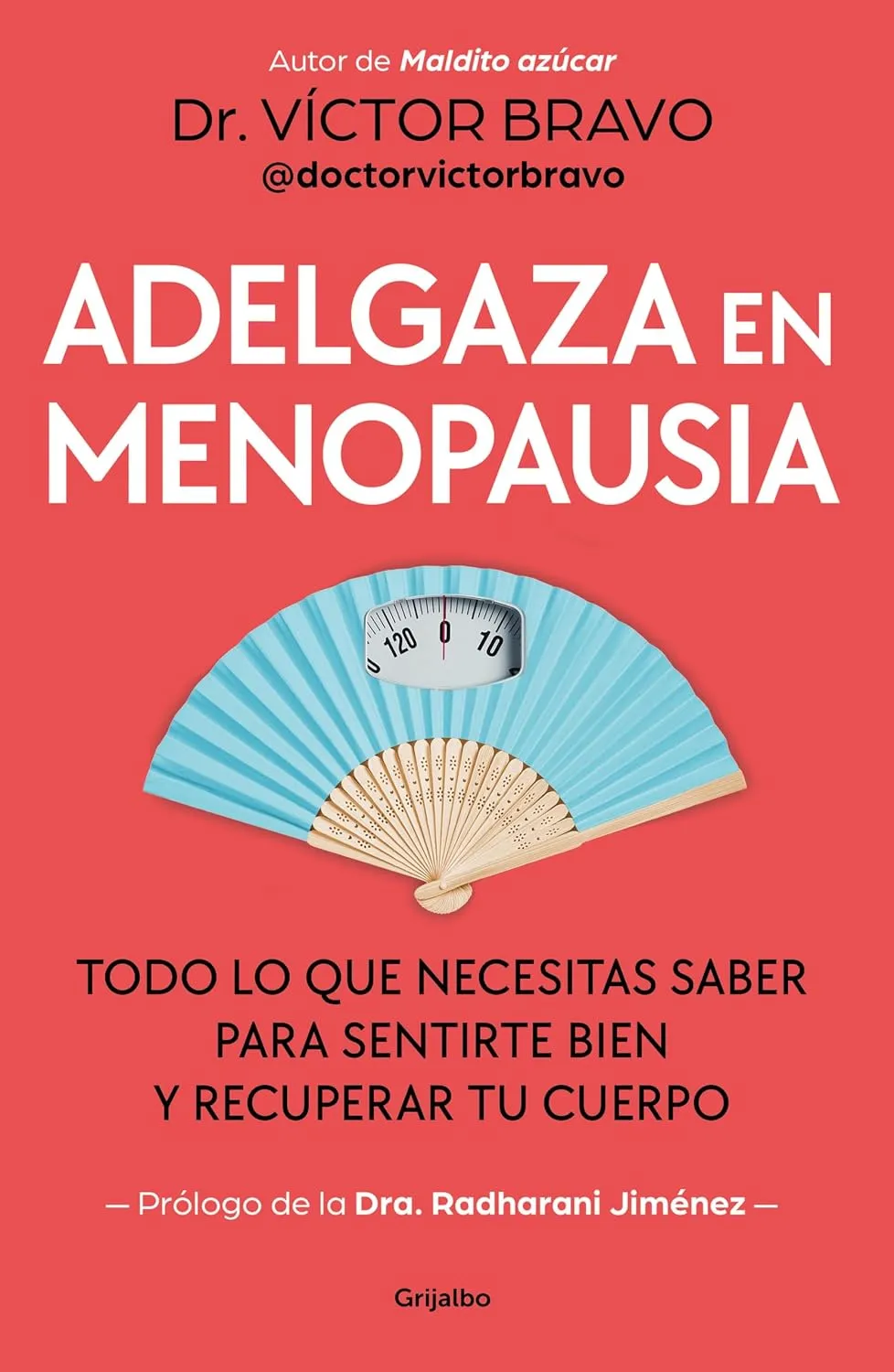 Portada del libro Adelgaza en menopausia de Víctor Bravo